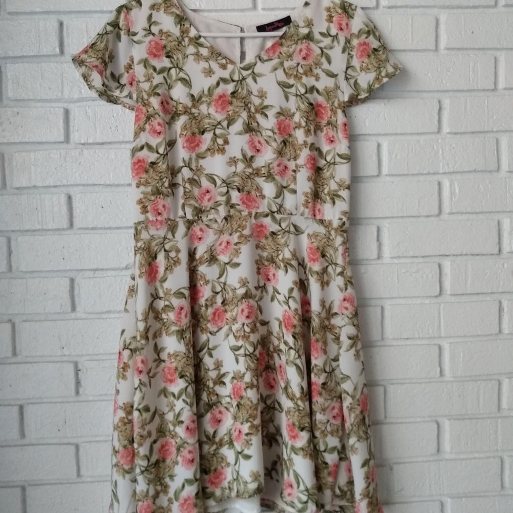 Floral Lorena Rose Dress Women's Size Large(Jr)